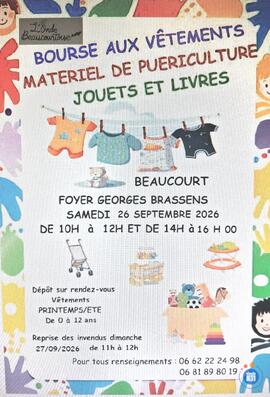 Image bourse aux vêtements enfants jusqu'à 12 ans automne hiver, puériculture, jouets (photo 1)