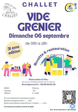 Image VIDE GRENIER DE CHALLET (photo 1)