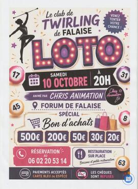 Image LOTO CLUB DE TWIRLING FALAISE ANIME PAR CHRIS ANIMATION (photo 1)