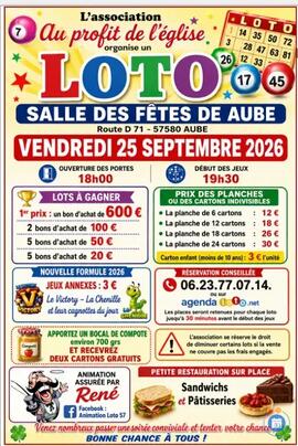 Image Loto au profit de l'èglise (photo 1)