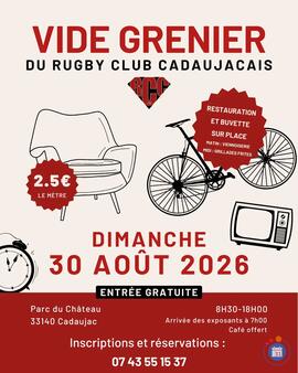 Image Vide Grenier du Rugby Club Cadaujacais (photo 1)