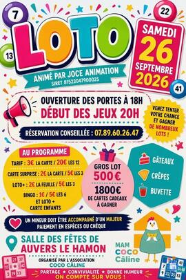 Image LOTO organisé par la MAM COCO CALINE (photo 1)