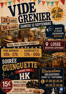 Image Vide grenier et sa soirée guinguette (photo 1)