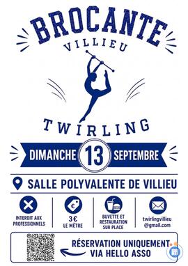 Image BROCANTE TWIRLING BATON VILLIEU (photo 1)