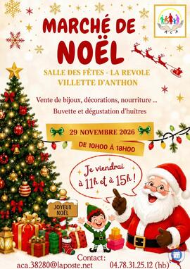 Image MARCHE DE NOEL dimanche 29 novembre 2026 villette d'anthon (photo 1)