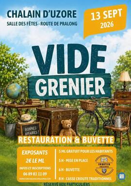 Image Vide grenier de Chalain d'Uzore (photo 1)
