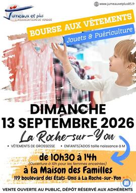 Image Bourse aux vêtements automne/hiver, puériculture et jouets (photo 1)