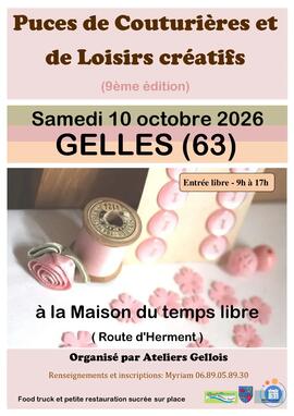 Image puces des couturières et loisirs créatifs (photo 1)