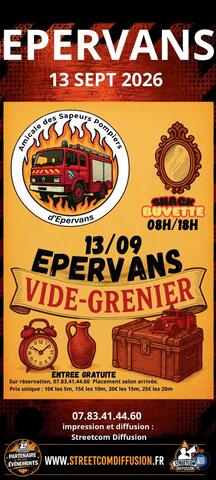Image vide grenier des Sapeur-Pompiers d'Epervans (photo 1)