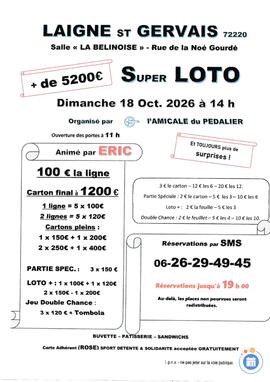 Image LOTO - AMICALE du PEDALIER - (photo 1)