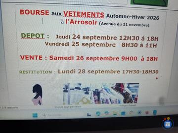 Image BOURSE VETEMENTS AUTOMNE-HIVER (photo 1)