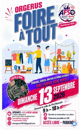 Image FOIRE A TOUT 2026 - ORGERUS (photo 1)
