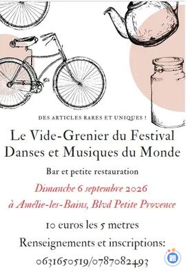Image Vide grenier du Festival Danses et Musiques du Monde (photo 1)