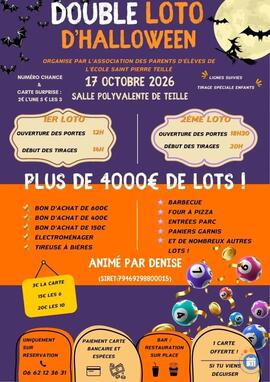 Image Double loto d'halloween (photo 1)