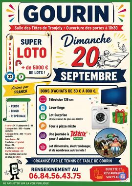 Image Loto du tennis de Table Gourinois (photo 1)