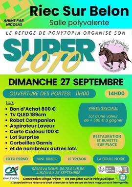 Image Super Loto du Refuge de Ponytopia (photo 1)