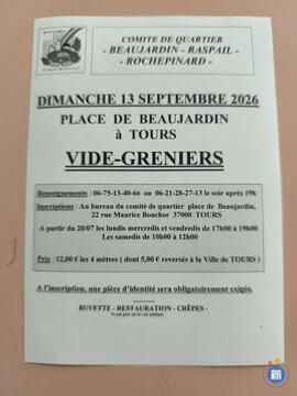 Image Vide grenier Beaujardin (photo 1)