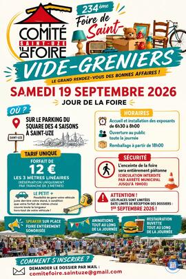 Image Vide-greniers de la 234ème Foire annuelle de Saint-Uze (photo 1)