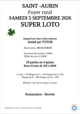 Image Super loto animé par Totor (photo 1)