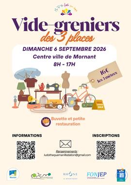 Image Vide-greniers des 3 places (photo 1)
