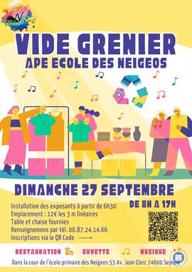 Image Vide grenier APE Ecole des Neigeos (photo 1)