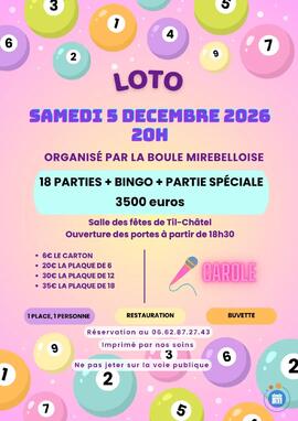 Image Loto organisé par Carole (photo 1)