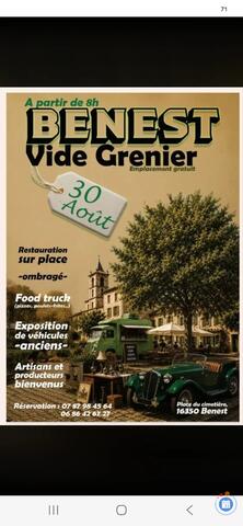 Image Vide grenier à Benest (photo 1)