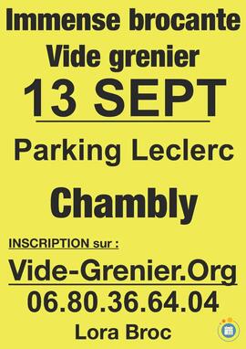 Image Immense Brocante- Vide grenier Parking Leclerc Chambly (photo 1)