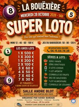 Image Loto du mercredi Handi Baroud (photo 1)