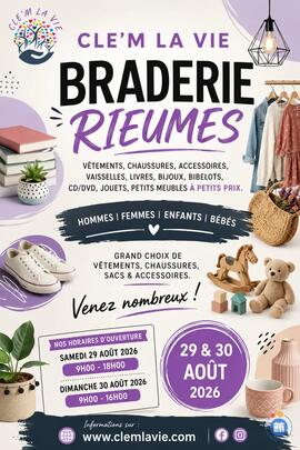 Image Braderie Solidaire Cle'm La Vie (photo 1)