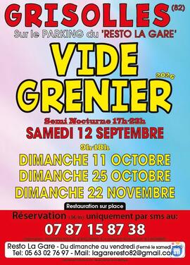 Image Vide grenier semi nocturne au resto de la gare (photo 1)