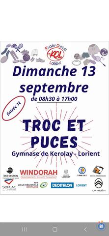 Image Vide grenier du rugby ovalie lorient (photo 1)