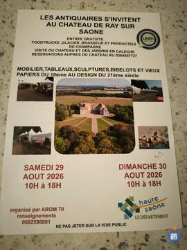 Image Les ANTIQUAIRES s'invitent au CHATEAU de RAY sur SAÔNE (photo 1)