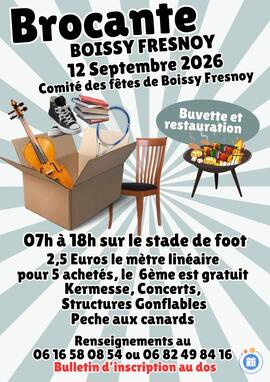 Image Brocante vide grenier de BOISSY FRESNOY (photo 1)