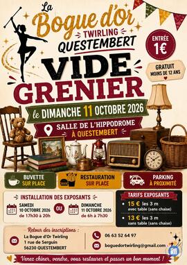 Image Vide grenier la Bogue d'or twirling (photo 1)