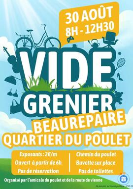 Image Vide grenier annuel du quartier du poulet (photo 1)