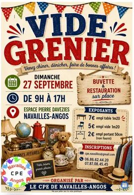 Image VIDE GRENIER CPE NAVAILLES ANGOS (photo 1)