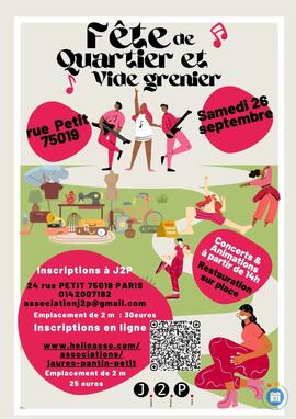 Image VIDE-GRENIERS ET FÊTE DE QUARTIER DE LA RUE PETIT (photo 1)