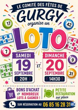 Image Grand Loto du Comité des Fêtes de Gurgy (photo 1)