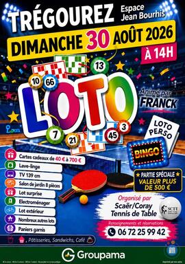 Image Super Loto du Scaër- Coray tennis de table animé par Franck (photo 1)