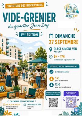 Image Vide-grenier Village Jean Zay à Antony (photo 1)
