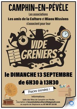 Image VIDE GRENIER A CAMPHIN EN PEVELE INTERIEUR ET EXTERIEUR (photo 1)