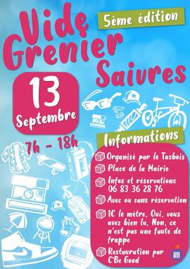 Image Vide Grenier organisé par Le Tasbois (photo 1)