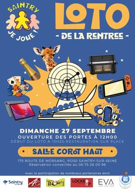 Image Loto de la rentrée - Saintry Je Joue (photo 1)