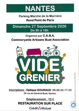 Image VIDE GRENIER Nantes Rd Pt de Paris. Place du Marché de la Marrière (photo 1)