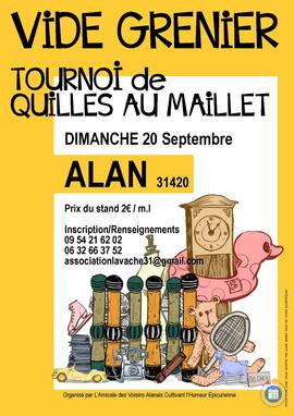 Image Vide-grenier, Tournoi de quilles au maillet (photo 1)