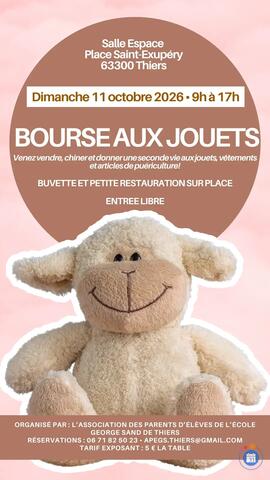 Image BOURSE AUX JOUETS, VETEMENTS, PUERICULTURE (photo 1)