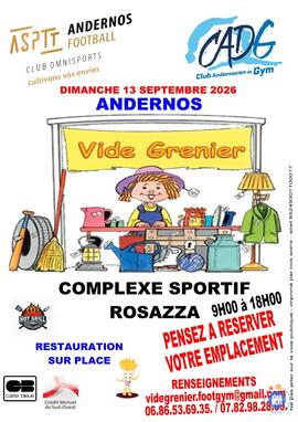 Image VIDE-GRENIERS ASPTT FOOT ET CADG NORD-BASSIN (photo 1)