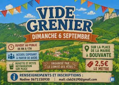 Image Vide grenier Bouvante (photo 1)