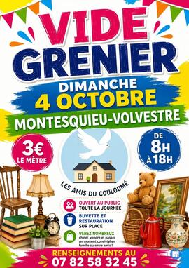 Image Vide grenier association les amis du couloumé (photo 1)